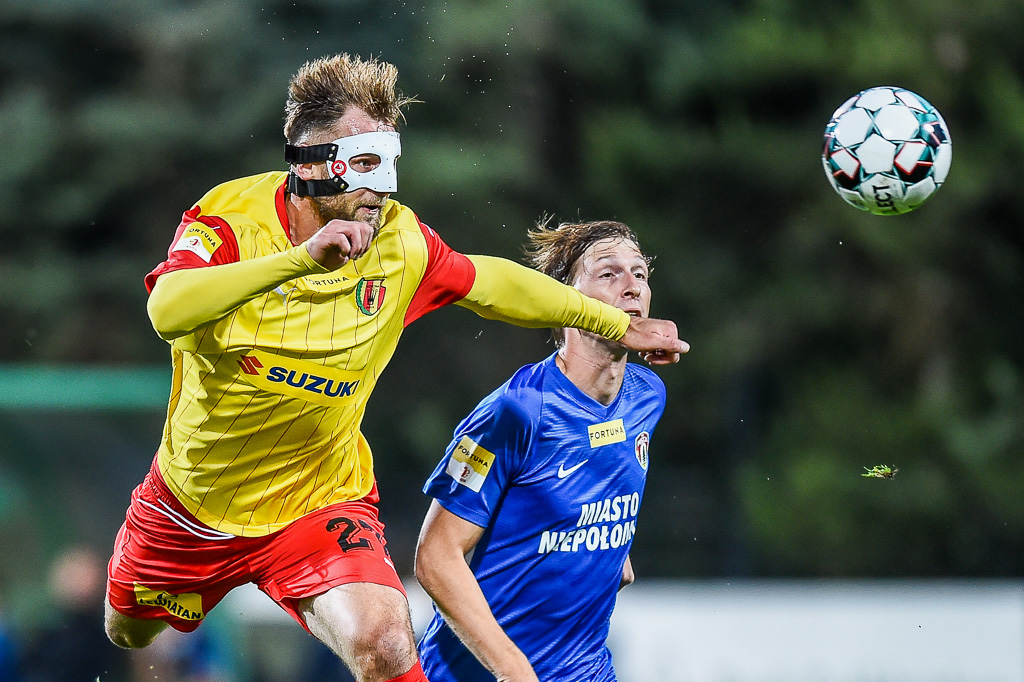 PUSZCZA NIEPOLOMICE - KORONA KIELCE FORTUNA 1. LIGA PILKA NOZNA