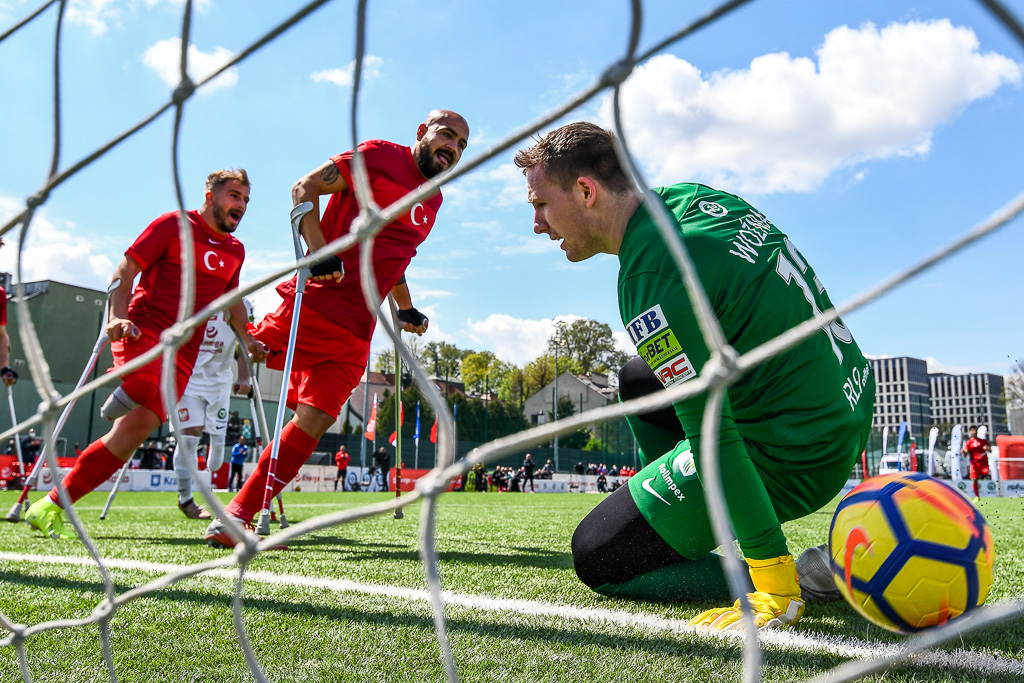 POLSKA - TURCJA AMPFUTBOL MECZ TOWARZYSKI PILKA NOZNA