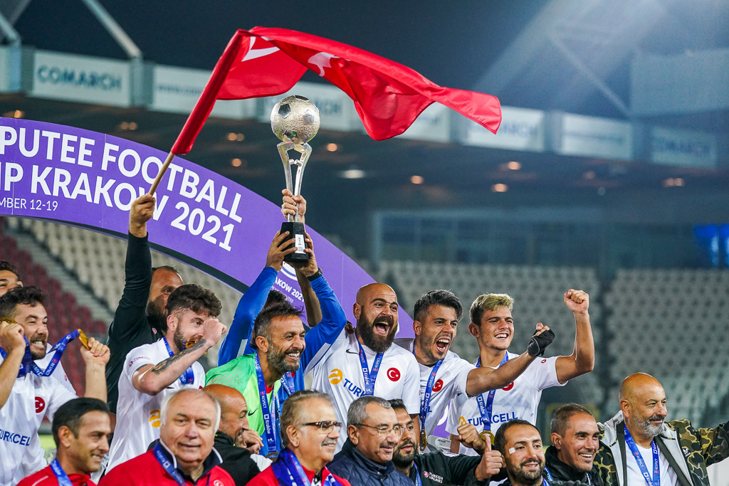 TURCJA  - HISZPANIA MECZ O 1 MIEJSCE AMP FUTBOL EURO KRAKOW 2021 AMP FUTBOL