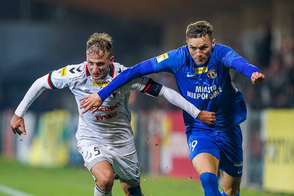 PUSZCZA NIEPOLOMICE - GKS TYCHY FORTUNA 1. LIGA PILKA NOZNA