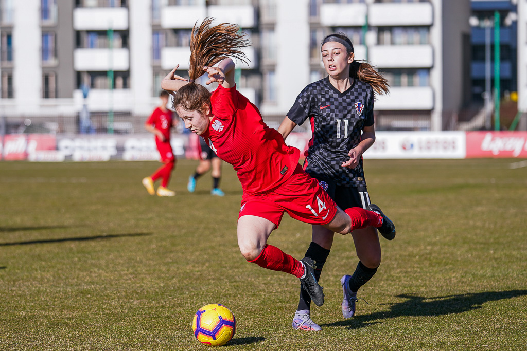 POLSKA - CHORWACJA KWALIFIKACJE UEFA MISTRZOSTW EUROPY U17 PILKA NOZNA KOBIET
