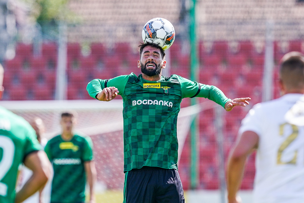 PUSZCZA NIEPOLOMICE - GORNIK LECZNA FORTUNA 1. LIGA PILKA NOZNA