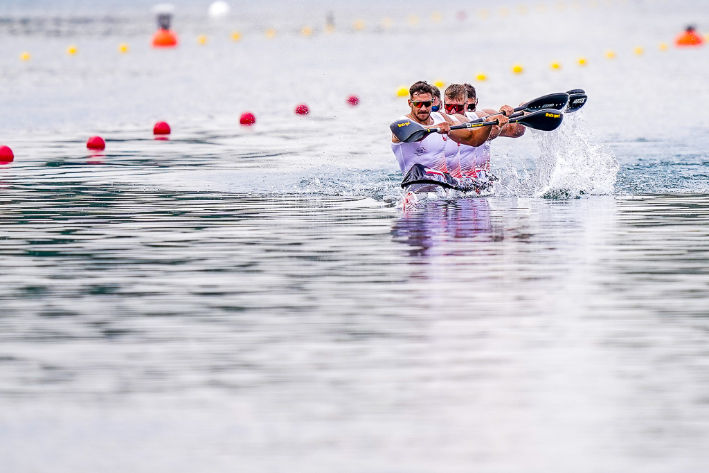 IGRZYSKA EUROPEJSKIE KAJAKARSTWO SPRINT 500M POLFINAL K4 MEZCZYZN